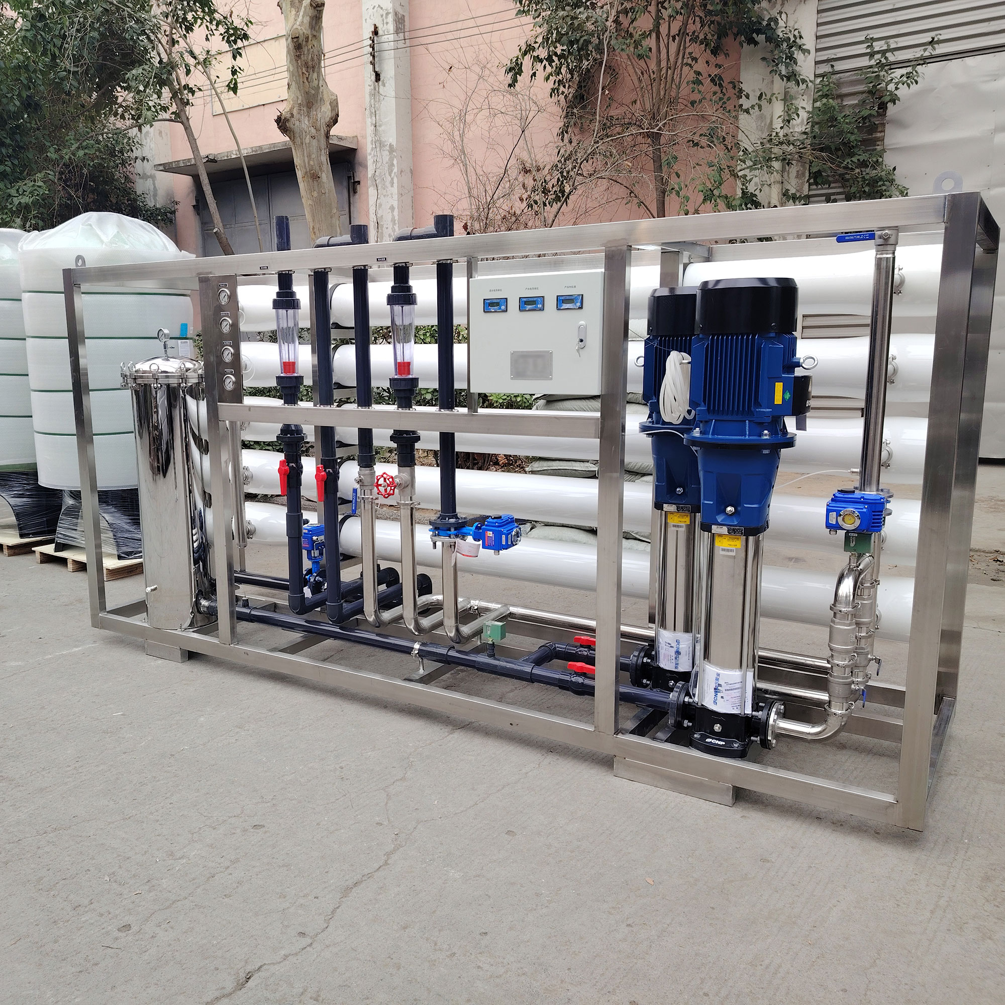 单级25吨/H工业反渗透（RO）设备