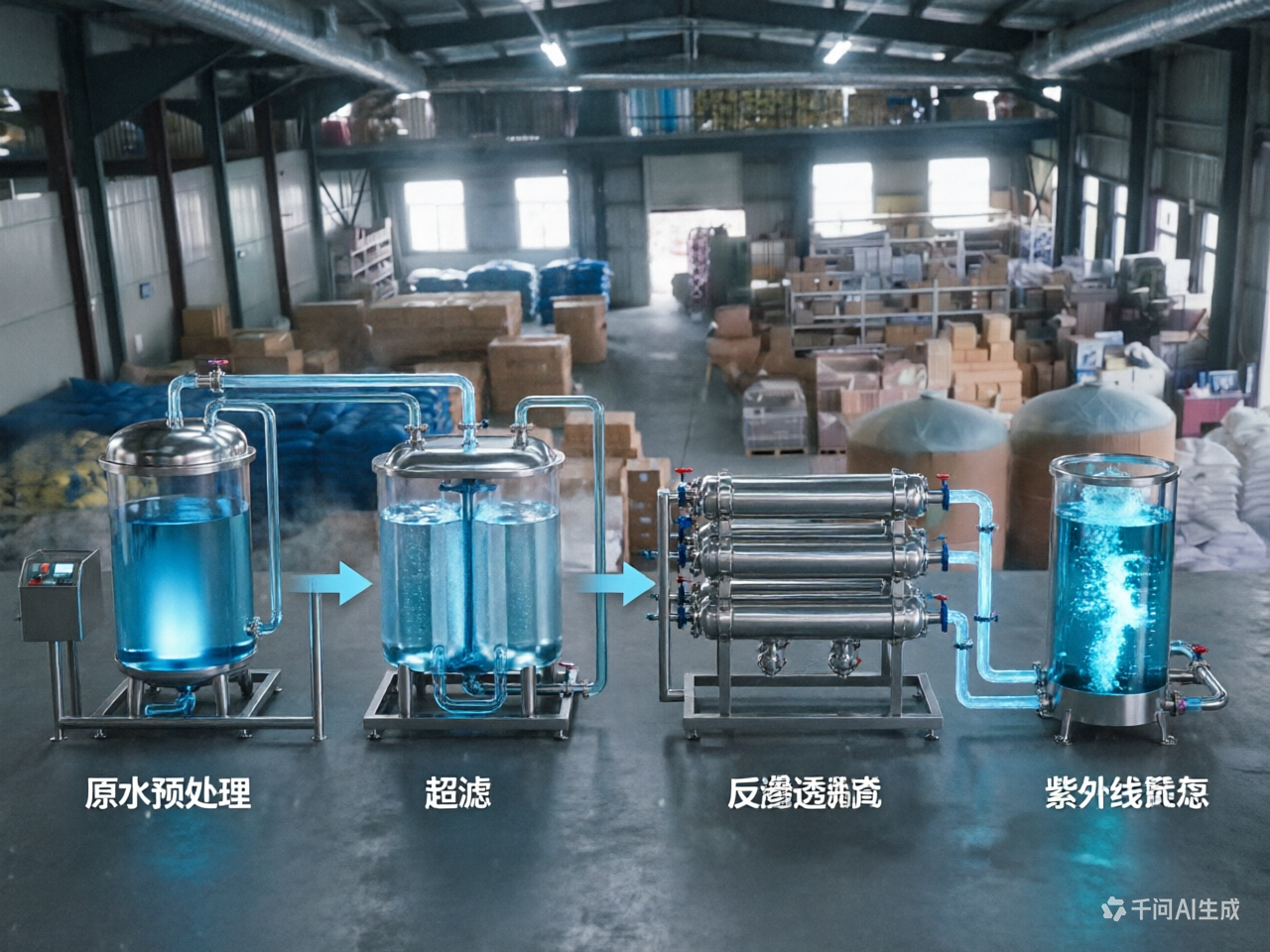 乳制品生产线水质不达标？超滤+反渗透双级保障方案