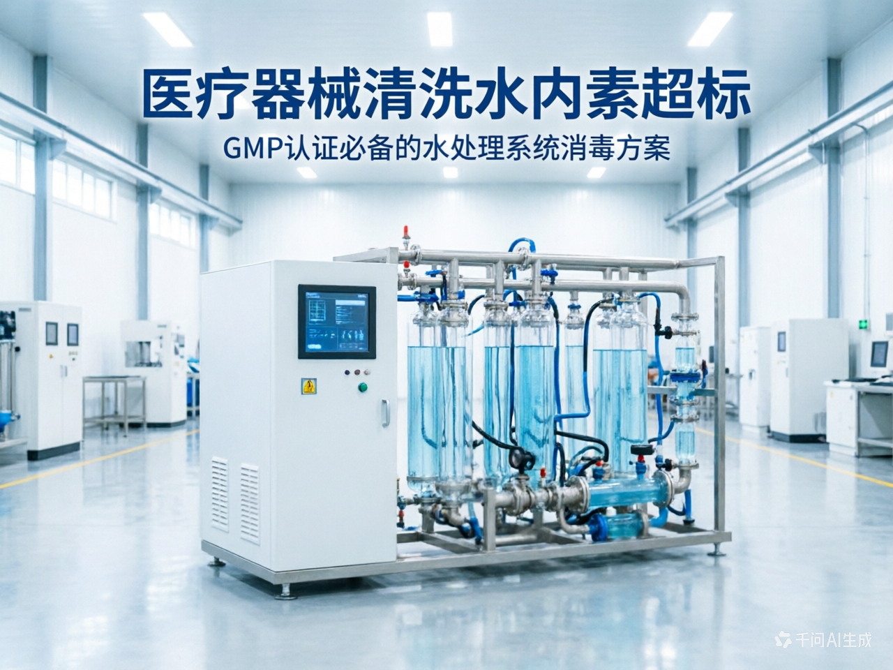 医疗器械清洗水内毒素超标？GMP认证必备的水处理系统消毒方案