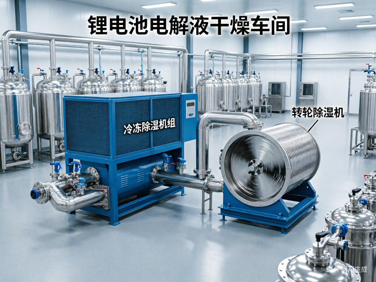 锂电池电解液生产对水分的极致要求:露点控制与干燥技术